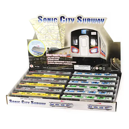 TRAIN SUBWAY w SOUND & LIGHT pb