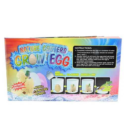 GROWING EGG SHARK & CROCODILE
