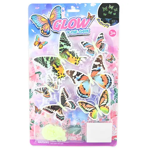 WALL STICKER BUTTERFLY gid 21pcs