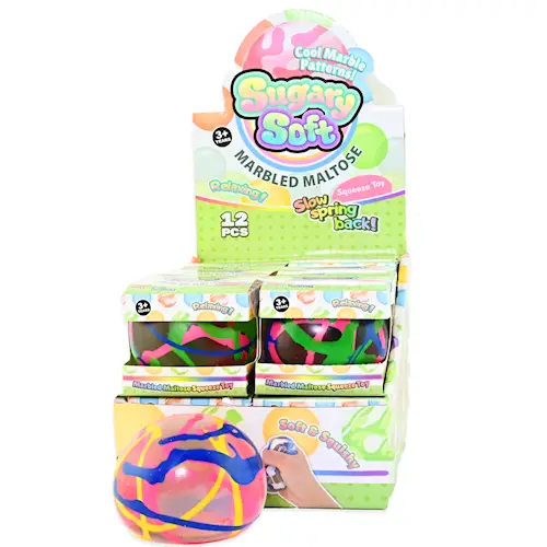 SQUEEZE SUGAR MARBLED BALL