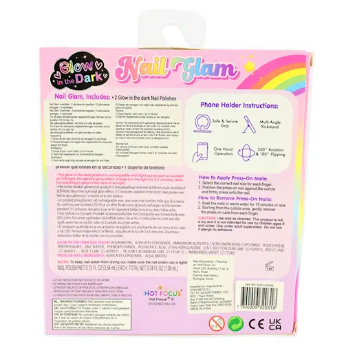 NAIL KIT POLISH AND PRESS-ON