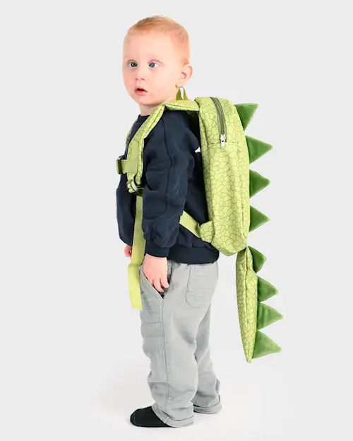 BACKPACK CROCODILE GREEN