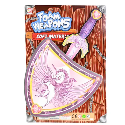 SWORD AND SHIELD SET UNICORN
