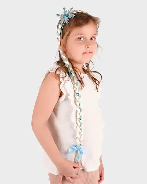 BRAID ICE BLUE  BLONDE DELUXE