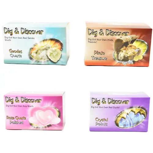 DIG IT OUT & DISCOVER GEMS 4pcs