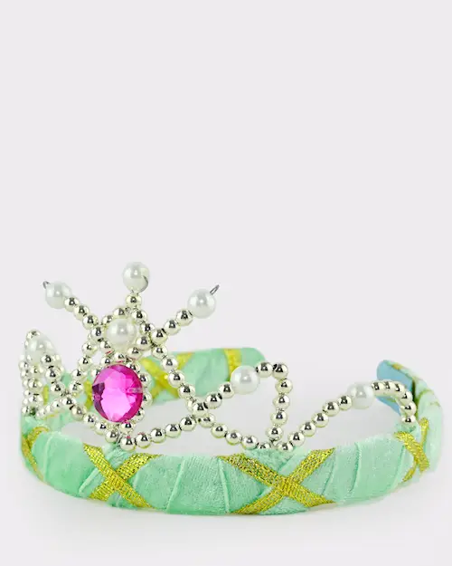 TIARA LIGHT GREEN VELVET