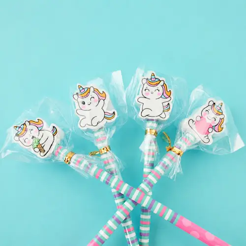 PENCIL w ERASER UNICORN