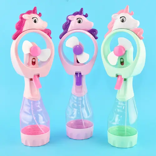 SPRAY FAN UNICORN B/O