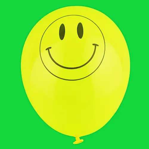 BALLOONS SMILEY FACE 8pcs