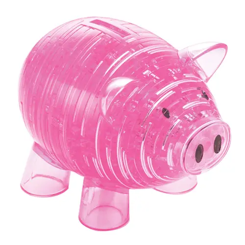 CRYSTAL PUZZLE PIGGY BANK 94pcs