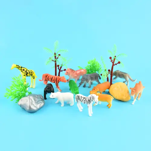 WILD ANIMALS SET 18pcs