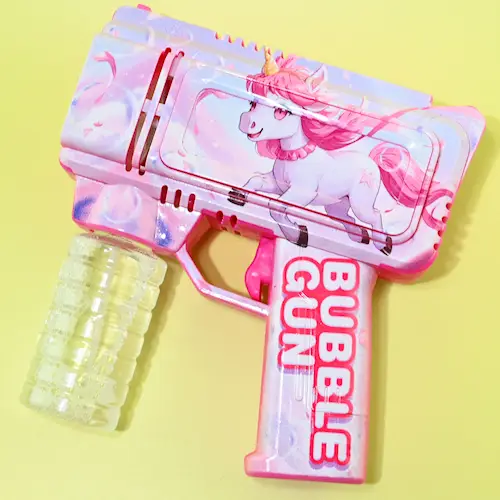 BUBBLE GUN UNICORN w LIGHT