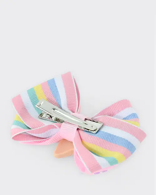 HAIR CLIP WITH ICE-CREAM PINK and BLUE