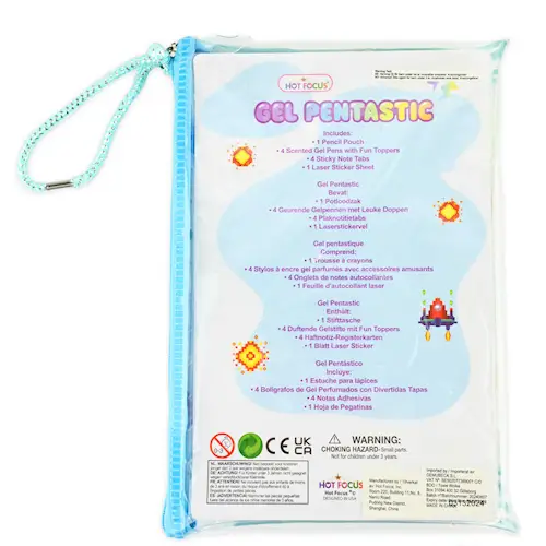 PEN GEL GAME TIME w NOTEPADS 10pcs