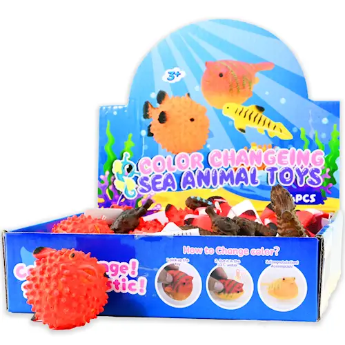 SEA ANIMAL CHANGE COLOR