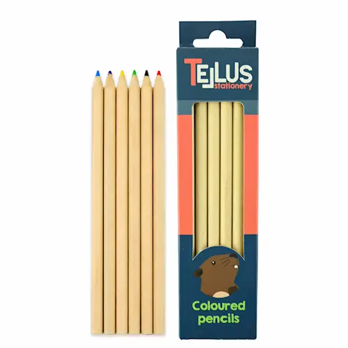 COLOURED PENCILS 6pcs
