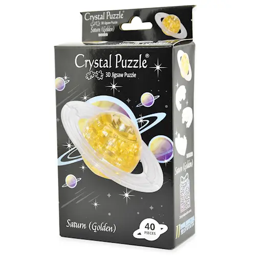 CRYSTAL PUZZLE GOLDEN SATURN 40pcs