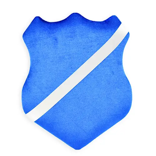 MEDAL SHIELD BLUE