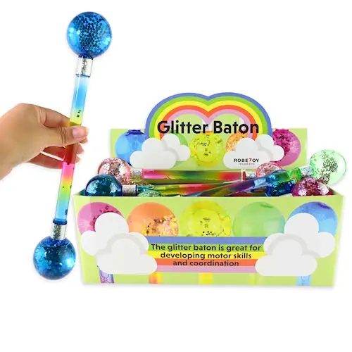 WATER BATON DOUBLE ENDED GLITTER