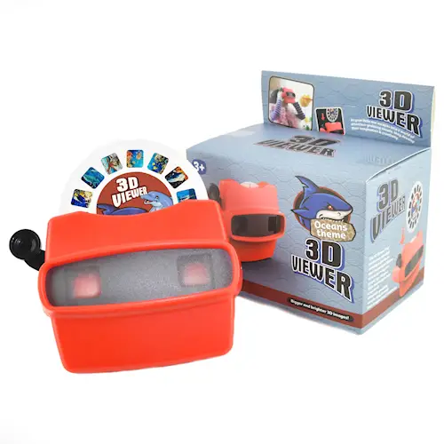 3D VIEWER OCEAN ANIMALS RED
