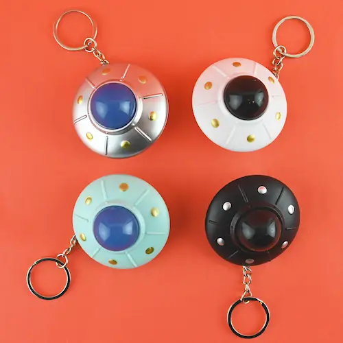 KEYRING UFO FLASH B/O