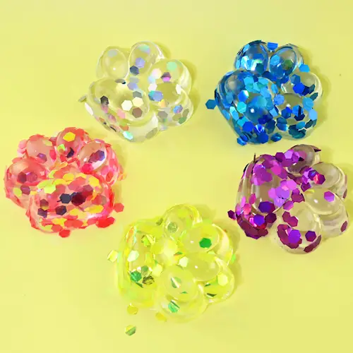 SQUISHY CAT PAW 55G GLITTER