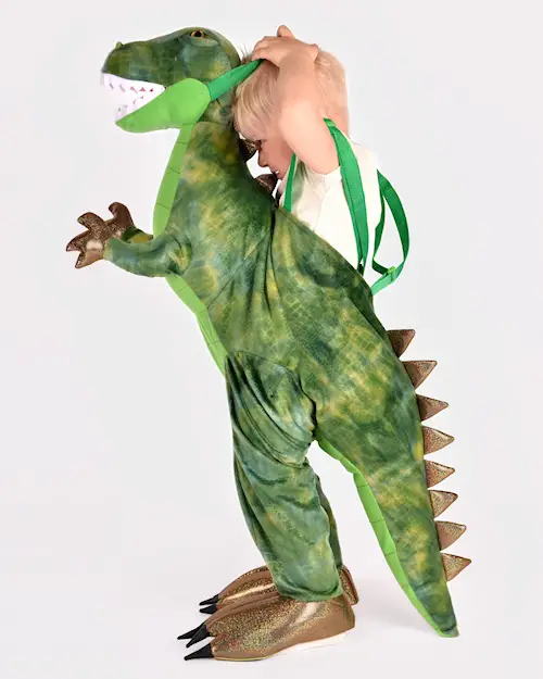 DINOSAUR RIDE-ON COSTUME GREEN