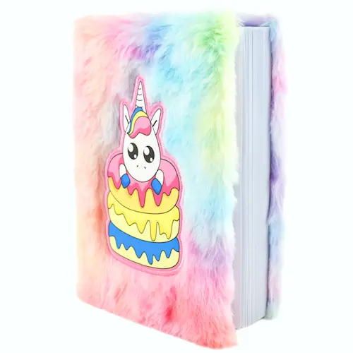 NOTEBOOK FLUFFY UNICORN DONUT A5