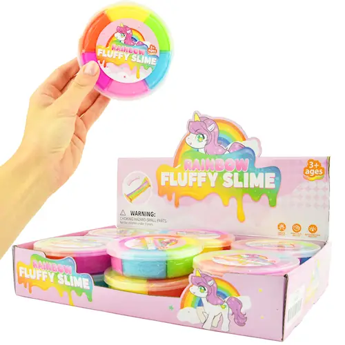 SLIME RAINBOW FLUFFY 180g