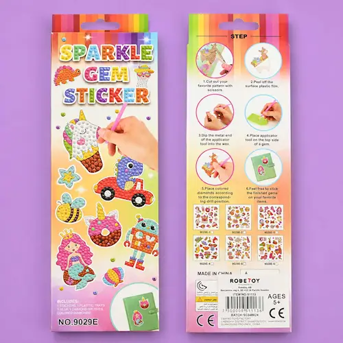 STICKERS GEM SPACE DIY