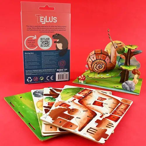 3D POSTCARD PUZZLE SNAIL