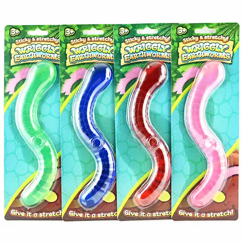 SQUEEZE STICKY WORMS 63g