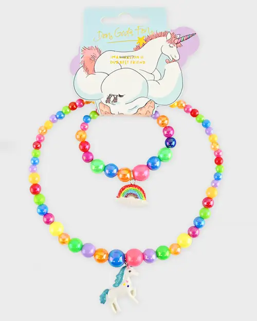 NECKLACE & BRACELET SET 2pcs