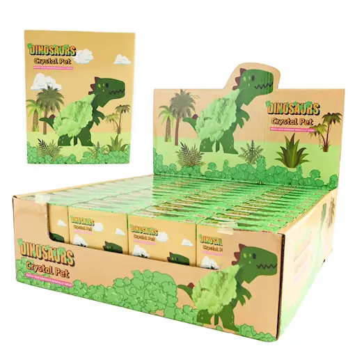 GROWING CRYSTAL DINOSAUR