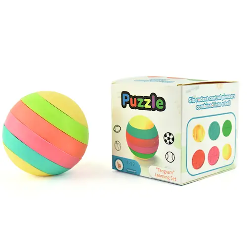 PUSH POP BUBBLE PUZZLE BALL 6pcs