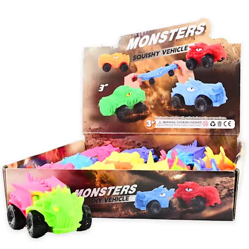 SQUEEZE SAND DINO VEHICLE
