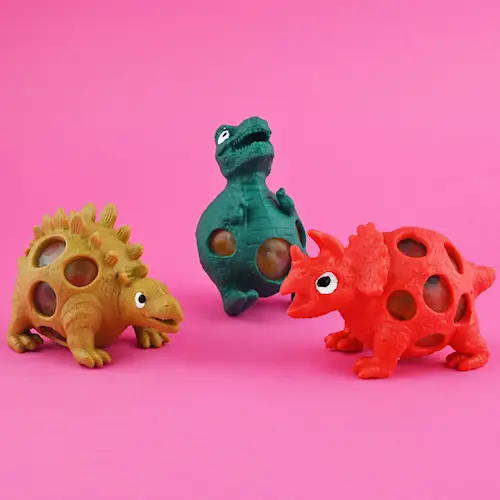 SQUEEZE DINOSAUR BEADS