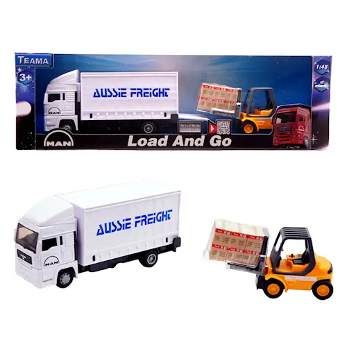 TRUCK w FORKLIFT 1:48