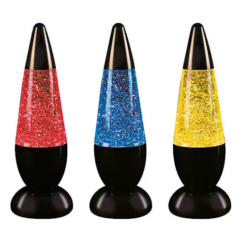 MULTICOLOUR GLITTER LAMP