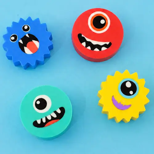 ERASER MONSTER 4pcs