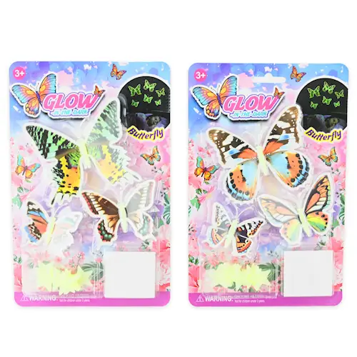 WALL STICKER BUTTERFLY gid 17pcs