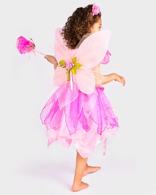 FAIRY DRESS+WINGS+DIADEM+WAND