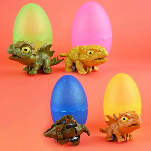 DINO ON WHEELS EGG pb