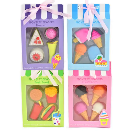 ERASER FOOD 4pcs