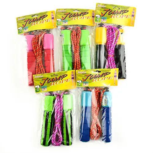 JUMPING ROPE w COUNTER MULTICOLOR