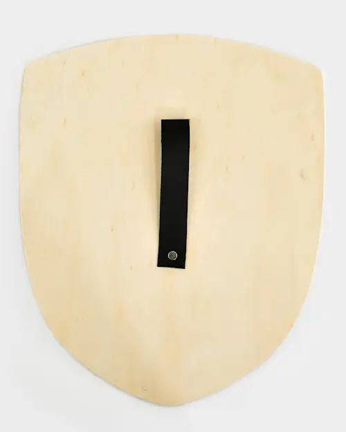 SHIELD WOOD, DRAGON  BLACK/GOLD