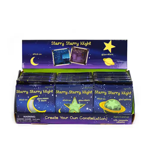 GLOW IN THE DARK SPACE STICKERS