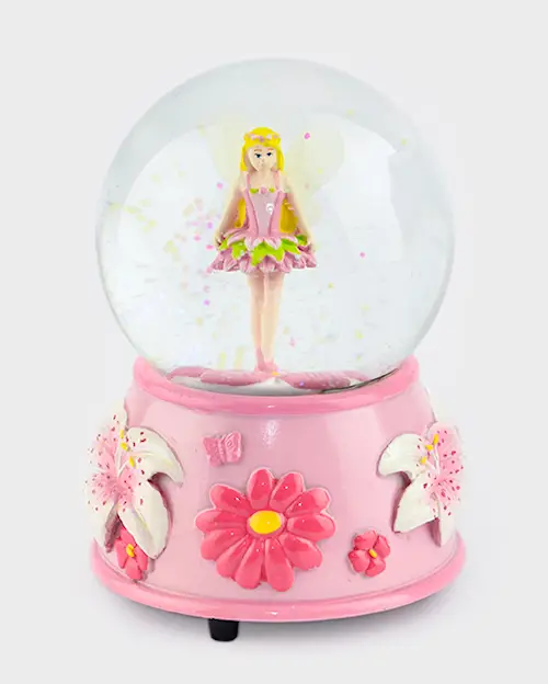 GLITTER GLOBE FAIRY WIND-UP MUSIC