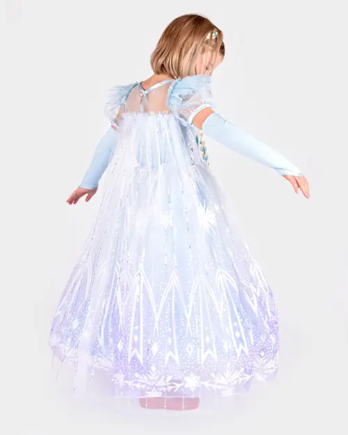 DRESS ICE PRINCESS w BRAID