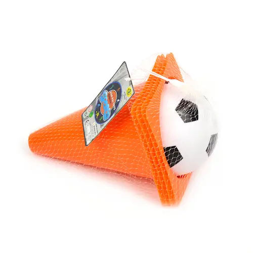 FOOTBALL w CONES 5pcs